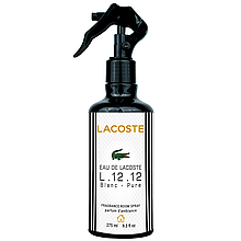 Парфюмирований спрей для дому  Lacoste Eau De L.12.12 Blanc-Pure Brand Collection 275 мл