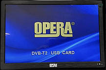 Міні телевізор ТБ в авто з Т2 HDMI 12 вольт 14.4 дюйми Opera OP-1420, фото 2