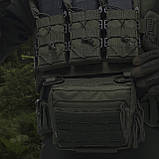 Сумка-напашник PRO. Розмір L (16х28 см). Матеріал Cordura 1000. Олива, фото 3