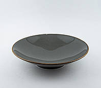 Тарелка для салатов Porland Seasons Dark Grey 368126 25см Тарелка салатная из фарфора Фарфоровая тарелка