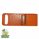 Терка універсальна пластмасова двостороння для овочів по-корейськи, фото 9