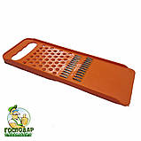 Терка універсальна пластмасова двостороння для овочів по-корейськи, фото 8