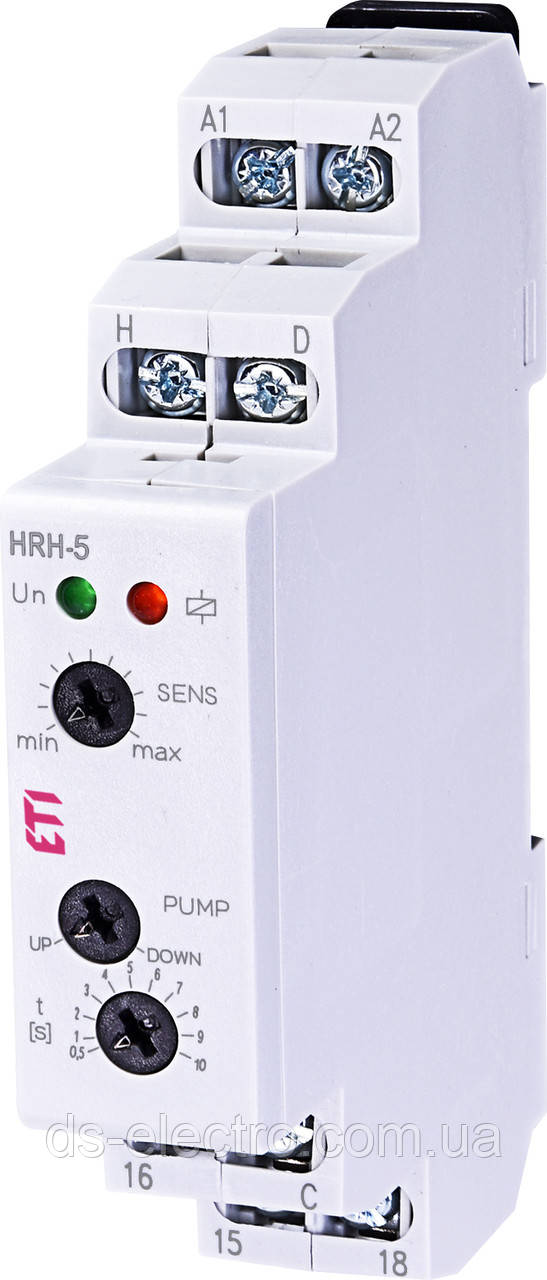 Реле контролю рівня рідини HRH-5 UNI 24..240V AC/DC (1x8A_AC1)