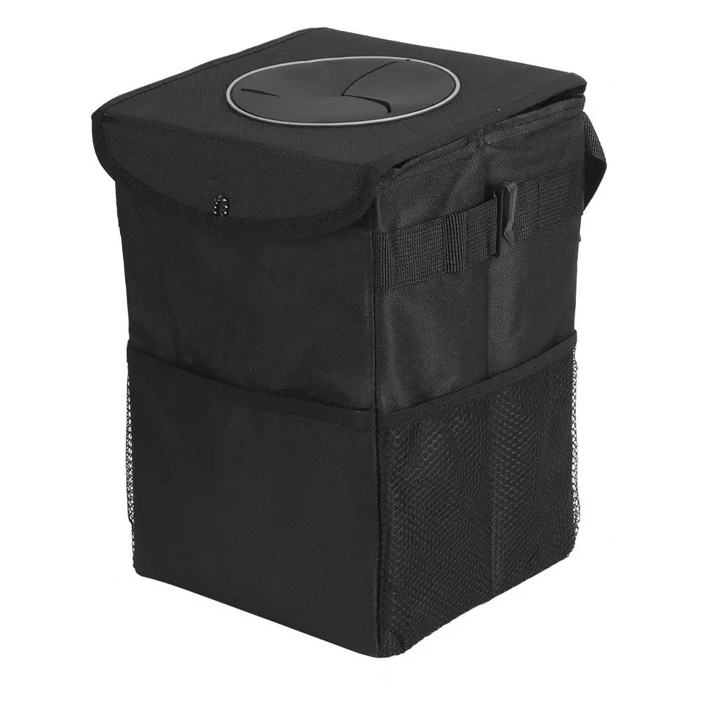 Автомобільний сміттєвий кошик Supretto портативний підвісний, фото 1