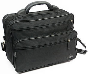 Чоловічий портфель сумка з тканини Wallaby 2653 чорний