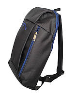 Молодежный рюкзак Wallaby 151 10л 38*23*13см черный с синим, Украина