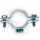 Хомут сталевий з приварний гайкою, оцинкована сталь, DKC, Cosmec