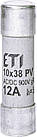 Запобіжник циліндричний швидкодіючий ETI - CH(gR) 12A/900V