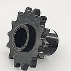 Зірка передня 530 14 зуба D25 L48 квадроцикла 150 200 куб см Mikilon, фото 2