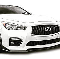 Сплиттер губа накладка переднего бампера Infiniti Q50 Sport