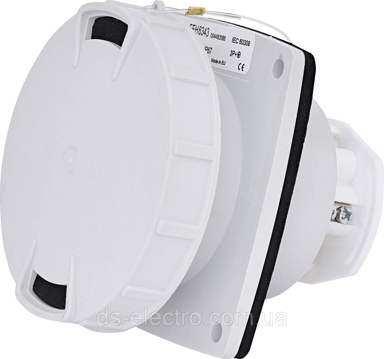 Розетка вбудована, EEH, IP67, 63А, фото 1