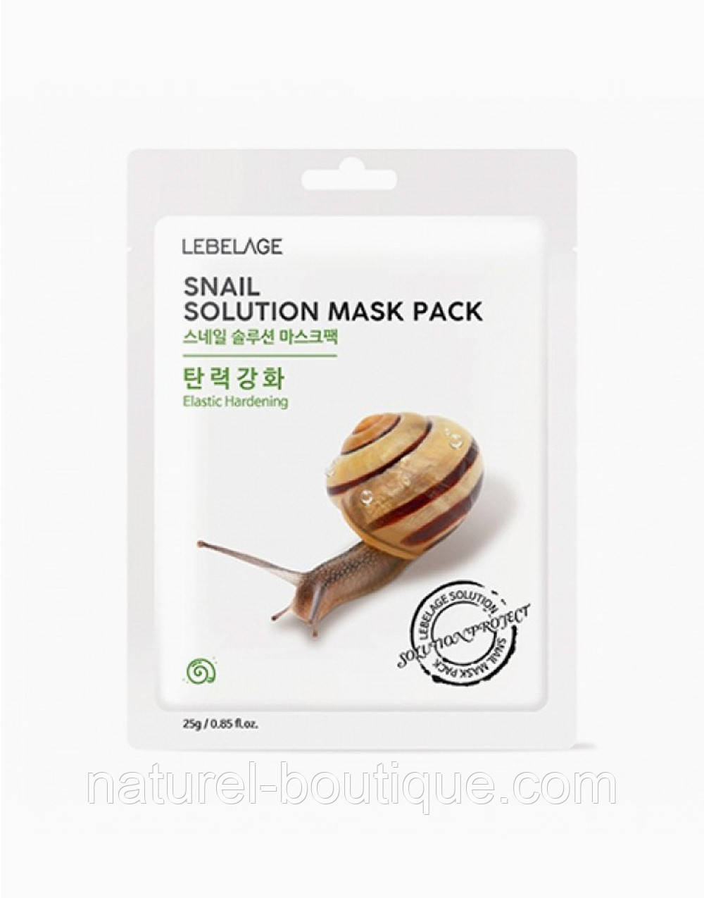 Тканинна маска для обличчя Lebelage Snail Solution Mask, фото 1