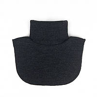 Манишка на шею Luxyart one size для детей и взрослых темно-серый (KQ-1003)