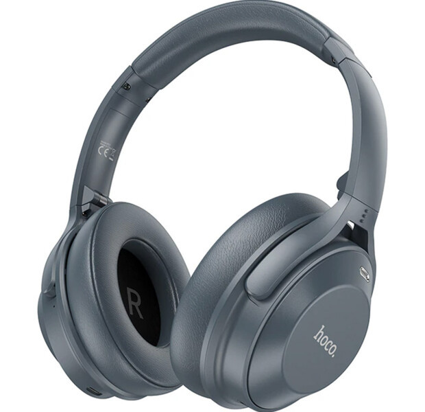 Бездротові накладні Bluetooth навушники з мікрофоном Hoco W37, синій