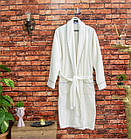 Халат жіночий велюр/махра бавовна (TM Zeron), Туреччина колір кремовий