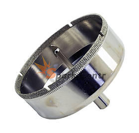 Коронка алмазна Ø 80 мм по керамограніту, склу, кераміці з направляючим пером