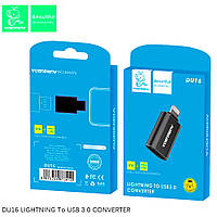 OTG переходник Lightning - USB 3.0 DENMEN DU16