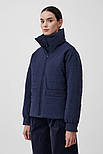 Коротка жіноча куртка Finn Flare FAB110147-101 Down fill синя 2XL, фото 2