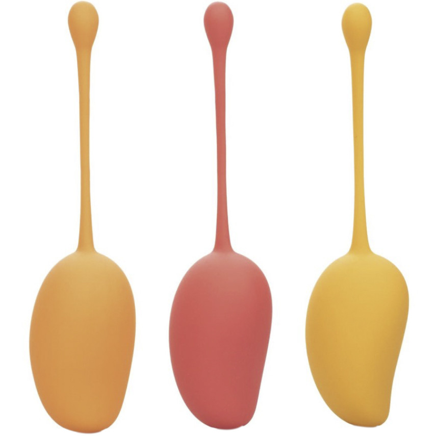 CalExotics - Набір вагінальних кульок - Kegel Training Set Mango Кітті