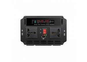 Інвертор з чистою синусоїдою DOXIN DX-1000W (1000Вт, 12В/220В), фото 4