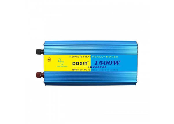 Інвертор з чистою синусоїдою DOXIN DX-1500W (1500Вт, 12В/220В), фото 1