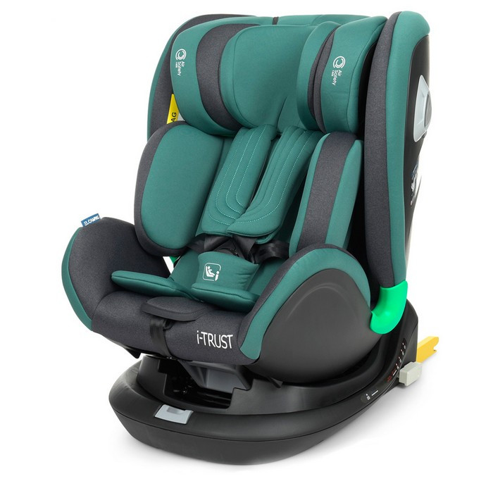 Автокрісло дитяче El Camino ME 1081-B i-TRUST, Isofix/Top Tether, групи I-III, Зелене