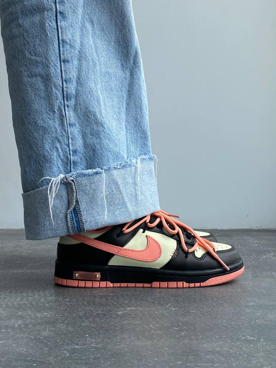 Кольорові кроссівки жіночі Nike Dunk. Класні кросси жіночі Найк Данк.