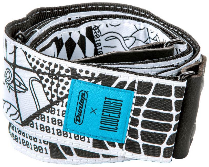 Ремінь гітарний Dunlop ILD07 Ilovedust Electronic Tears Strap, фото 1
