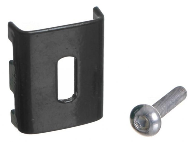 Крепление для столба (цинк/полимер) (RAL 7016) антрацит (ID#1933760625 ...