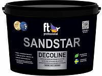 Декоративная краска с эффектом песчаника Ft Professional Sandstar Decoline 5 л