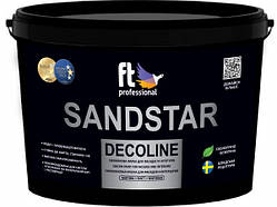 Декоративна фарба з ефектом пісковика Ft Professional Sandstar Decoline 5 л