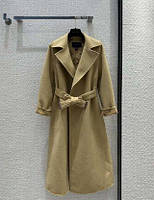 Шерстяное пальто Louis Vuitton бежевого цвета new 2023