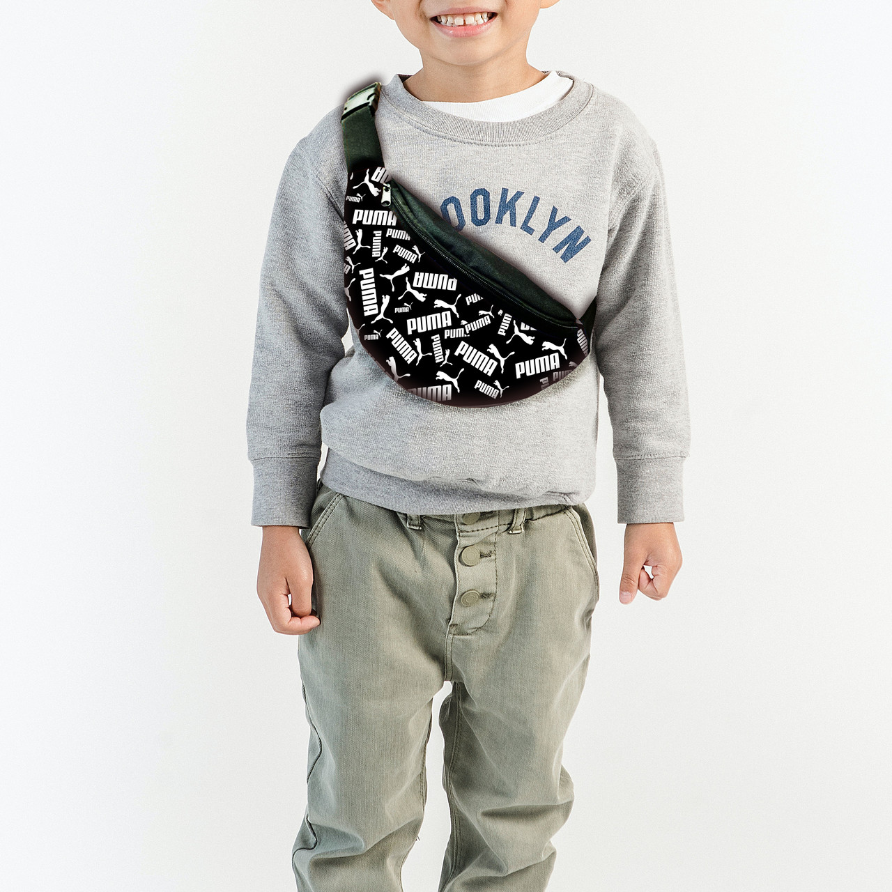 Сумка-бананка "PUMA" з принтом, 35х15см, дитяча, молодіжна (0118), фото 1