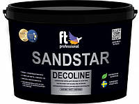 Декоративная краска с эффектом песчаника Ft Professional Sandstar Decoline 1 л
