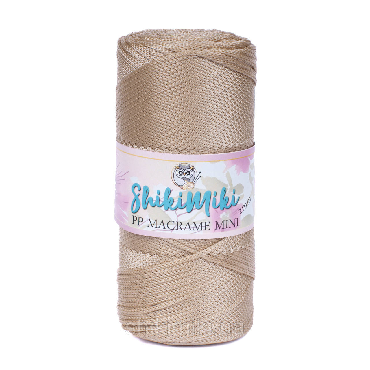 Поліпропіленовий шнур PP Macrame Mini, колір Золотий мускат