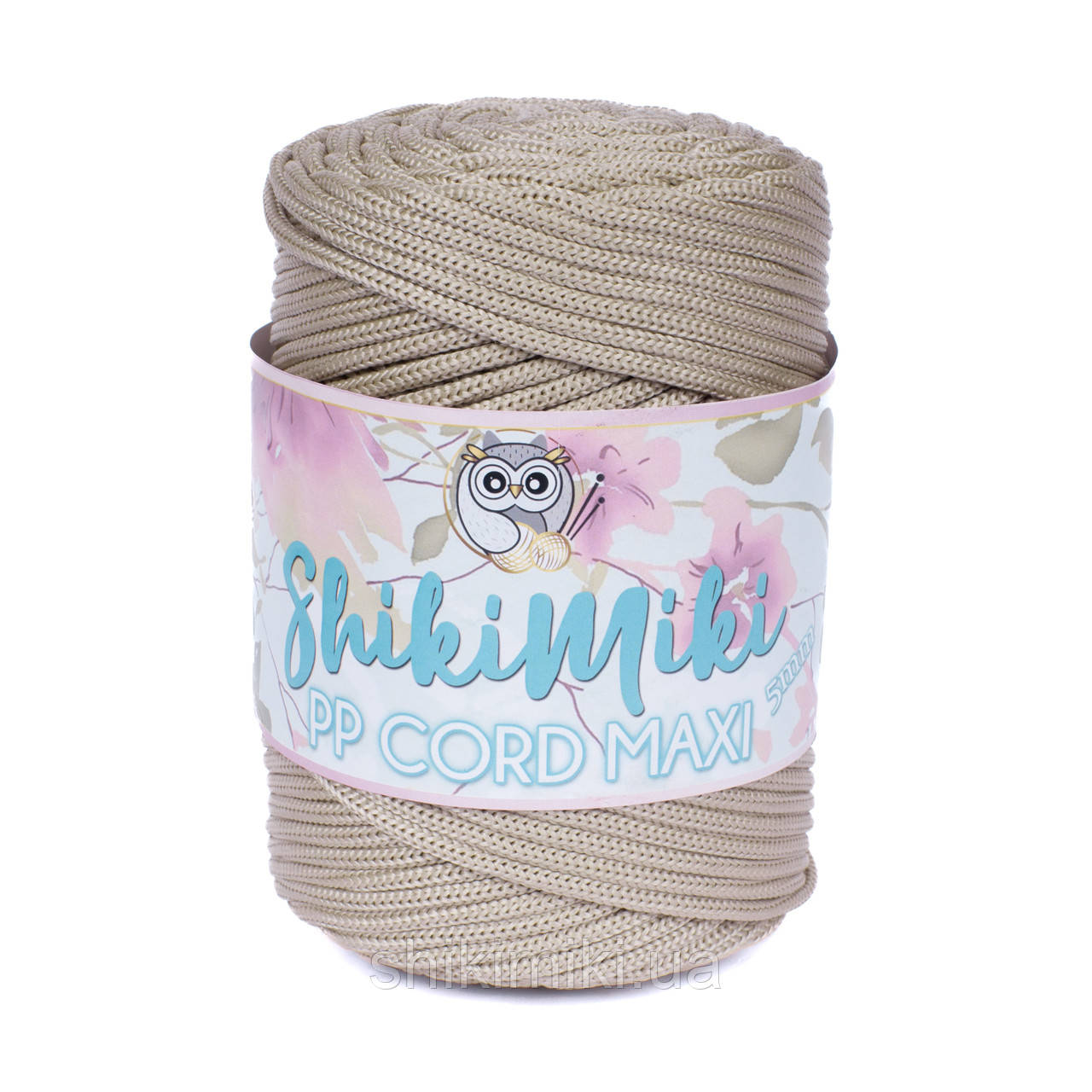 Поліпропіленовий шнур PP Cord 5 mm, колір Темний лате, фото 1