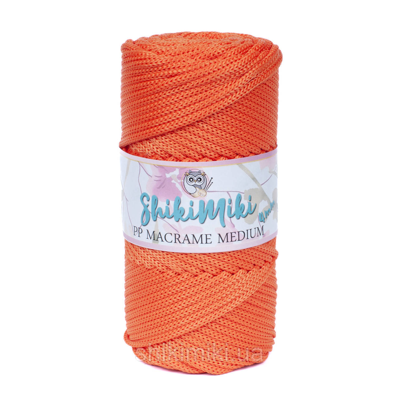 Трикотажний шнур PP Macrame Medium, колір Гарбузовий