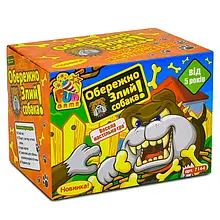 Настільна гра для дітей і дорослих "Обережно! Злий собака" 7144 "4FUN Game Club" на батарейках