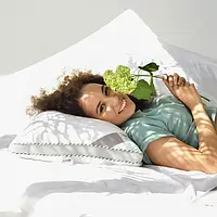 Подушка для сна ТМ Ideia Soft 3D трехкамерная аналог лебяжего пуха 50*70