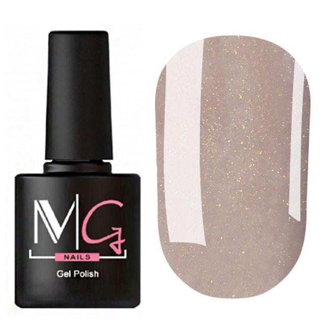 Гель-лак для нігтів MG Nail Gel Polish Mini №М09 Блідо-рожевий з мікроблиском 5 мл