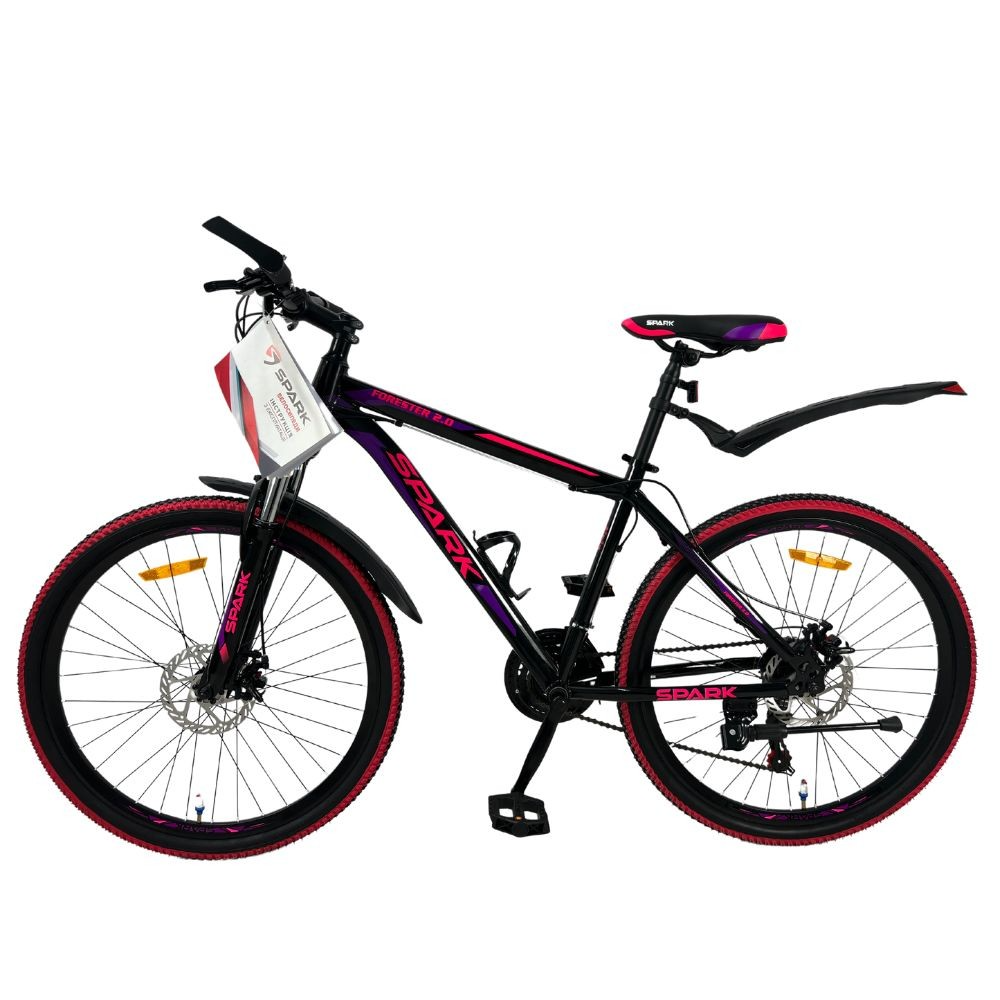 Велосипед ВЕЛОСИПЕД SPARK FORESTER, Велосипеды зеленый для взрослых и молодежи с широкими покрышками - фото 4 - id-p1933791581
