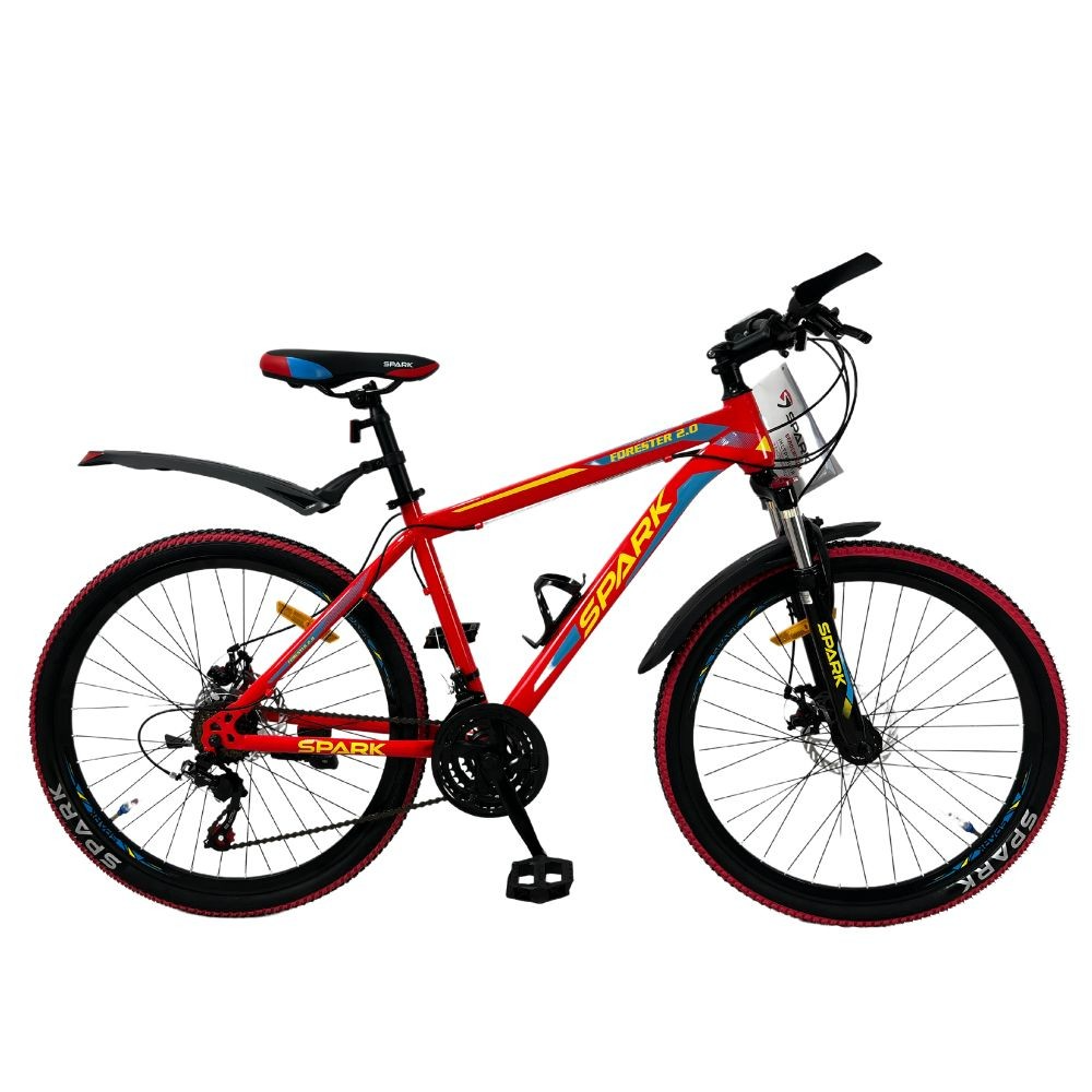 Велосипед ВЕЛОСИПЕД SPARK FORESTER, Велосипеды зеленый для взрослых и молодежи с широкими покрышками - фото 10 - id-p1933791581