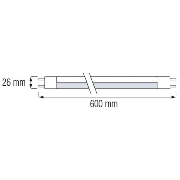 Світлодіодна лампа LED TUBE-60 9W T8 4000К 60см HOROZ ELECTRIC 002-001-0009-030