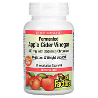 Natural Factors Fermented Apple Cider Vinegar 90 капсул (4384304833)