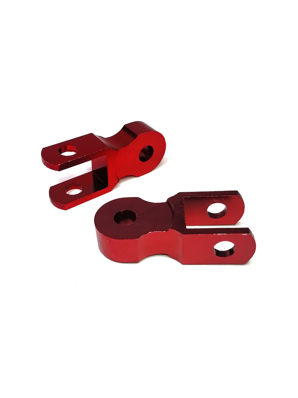 Подовжувачі амортизатора на 50mm d-10mm пара Червоні, фото 1