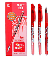 Ручка гелева Пиши-стирай CR-707F червона Канцтовари Канцелярські ручки