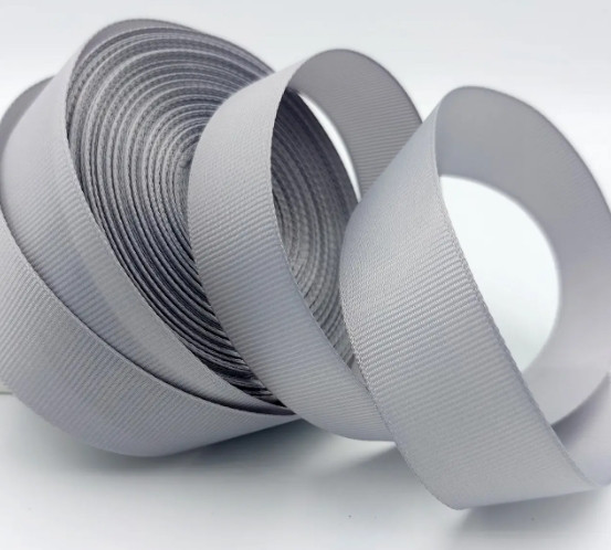 Репсова стрічка / 2,5см / 23 метри / Сірий, фото 1