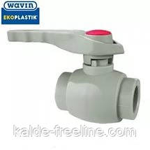 Кран кульовий d 40 Wavin ekoplastik