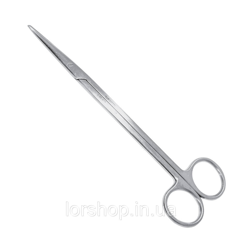 Ножиці Metzenbaum-Nelson , 18 cм, гострий /тупий, прямі, J-22-078