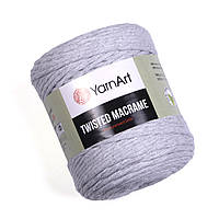 YarnArt TWISTED MACRAME (Твістед Макраме) № 756 світло сірий (Пряжа, нитки для макраме)